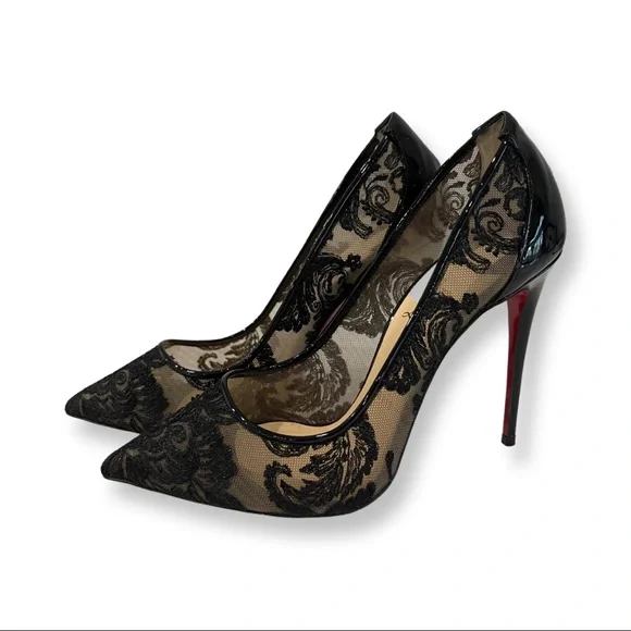 Christian louboutin top lace heels
